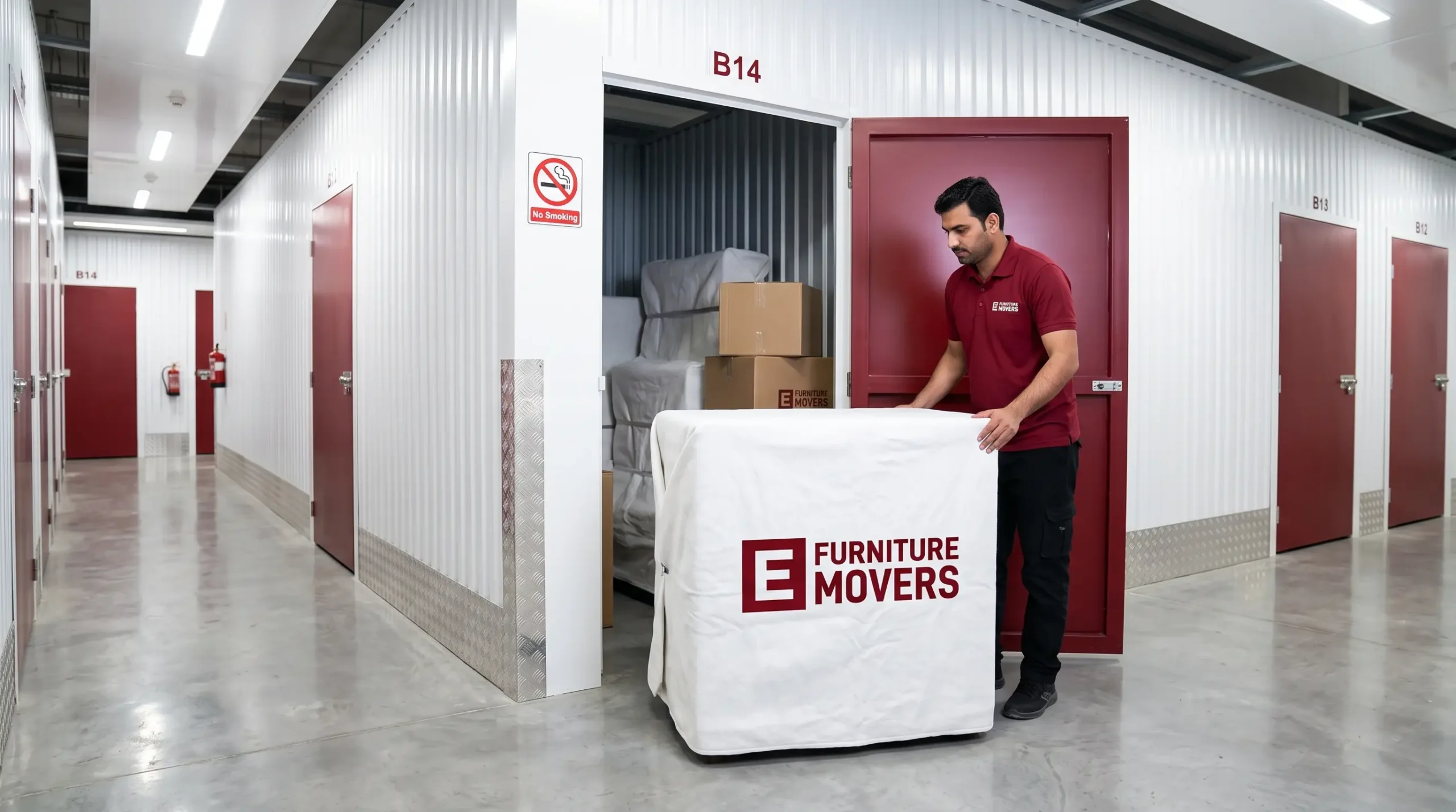 E Furniture Movers combining a Dubai move with short-term storage