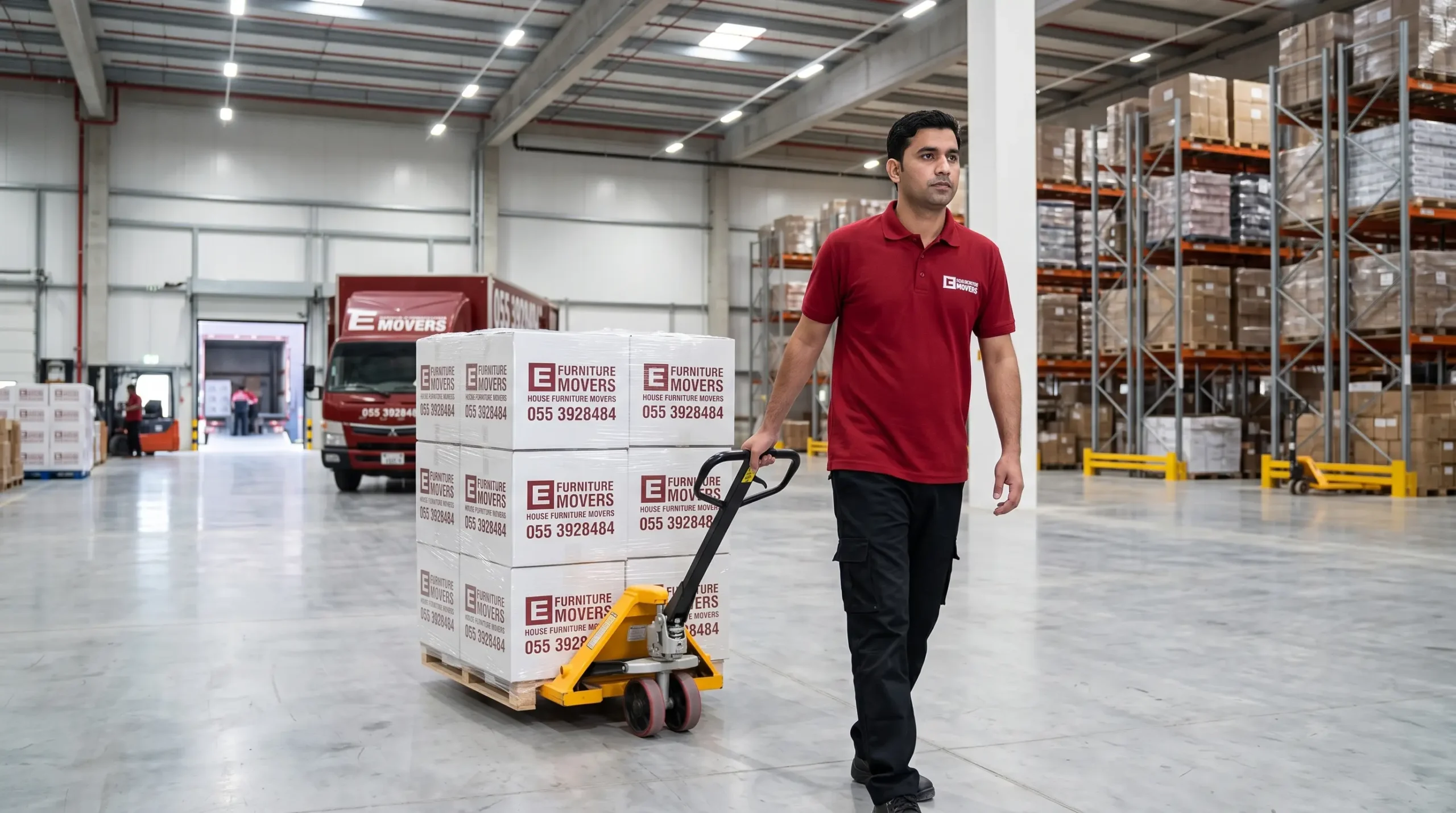 E Furniture Movers serving Dubai business districts