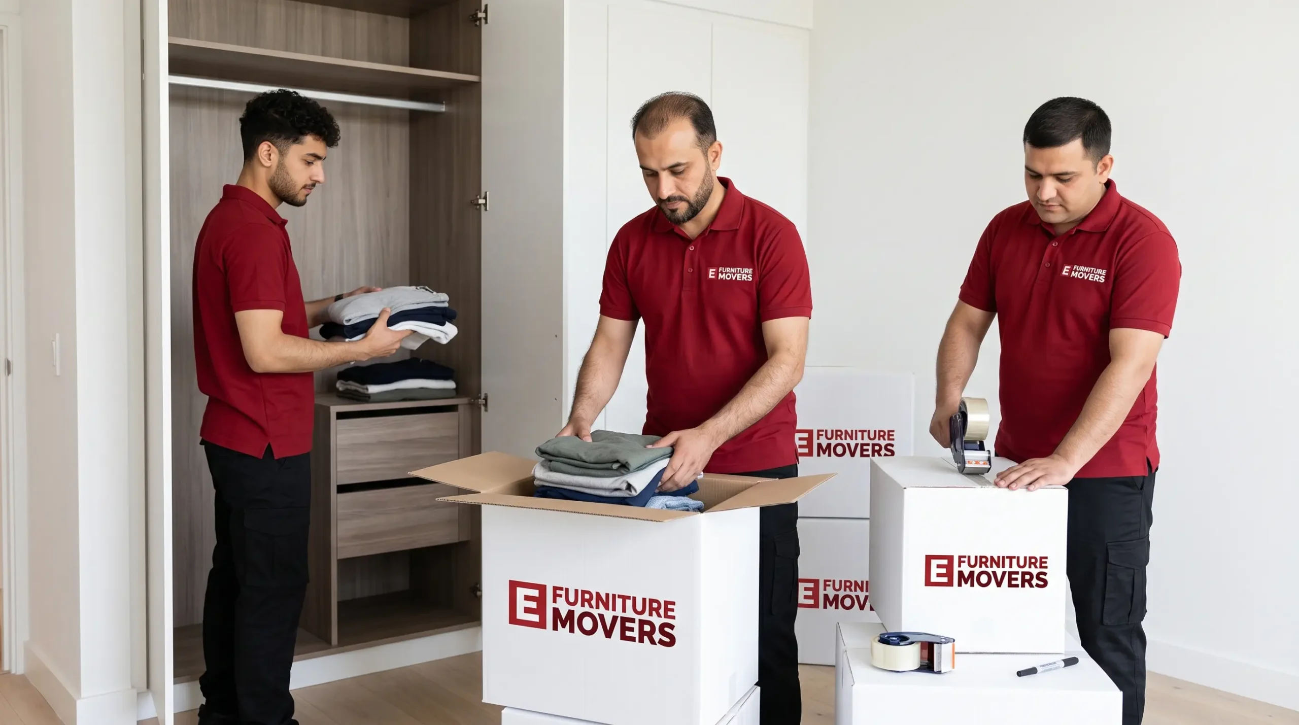 E Furniture Movers serving apartment communities across Dubai