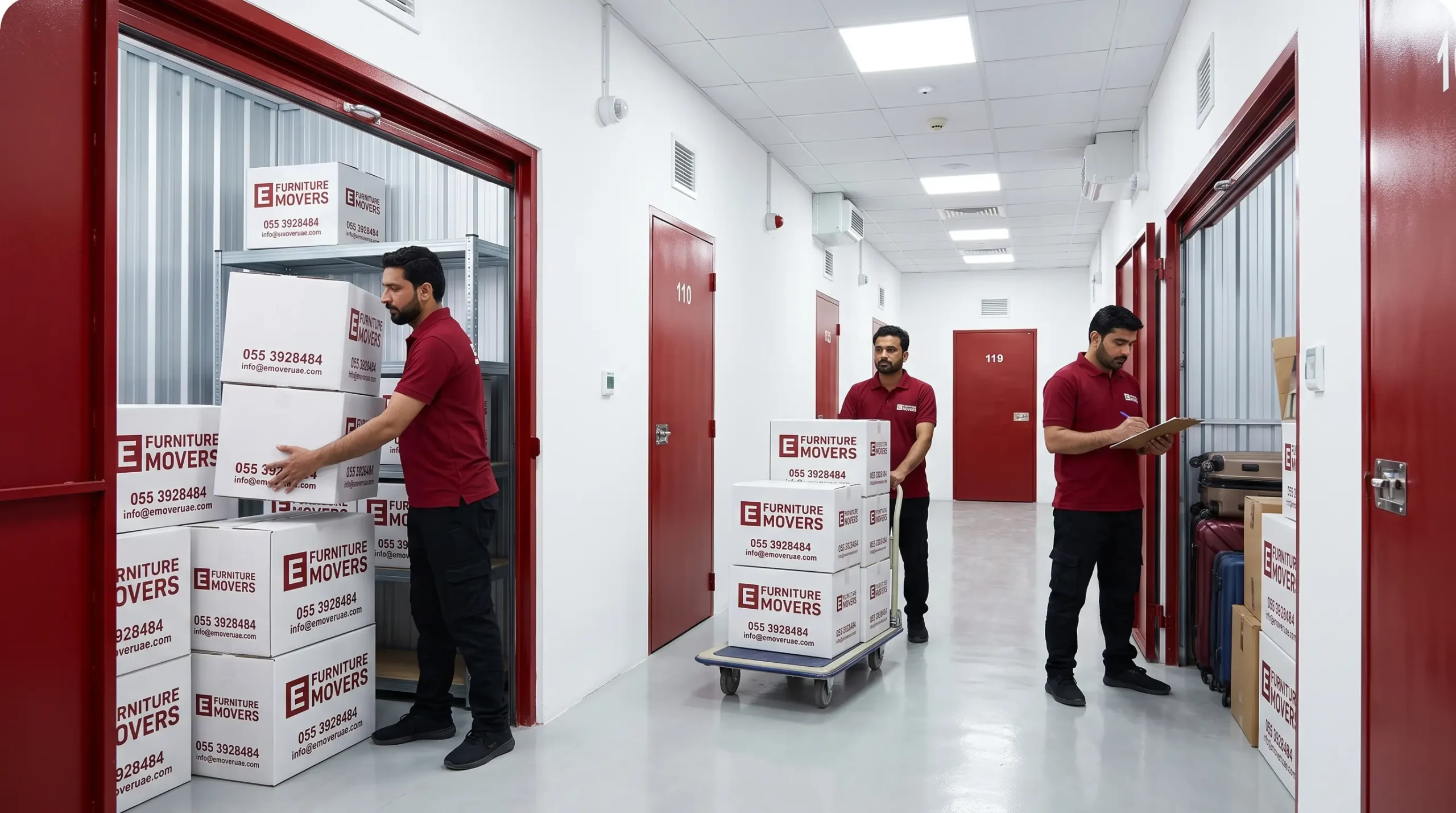 E Furniture Movers arranging mall NOCs and premises access in Dubai