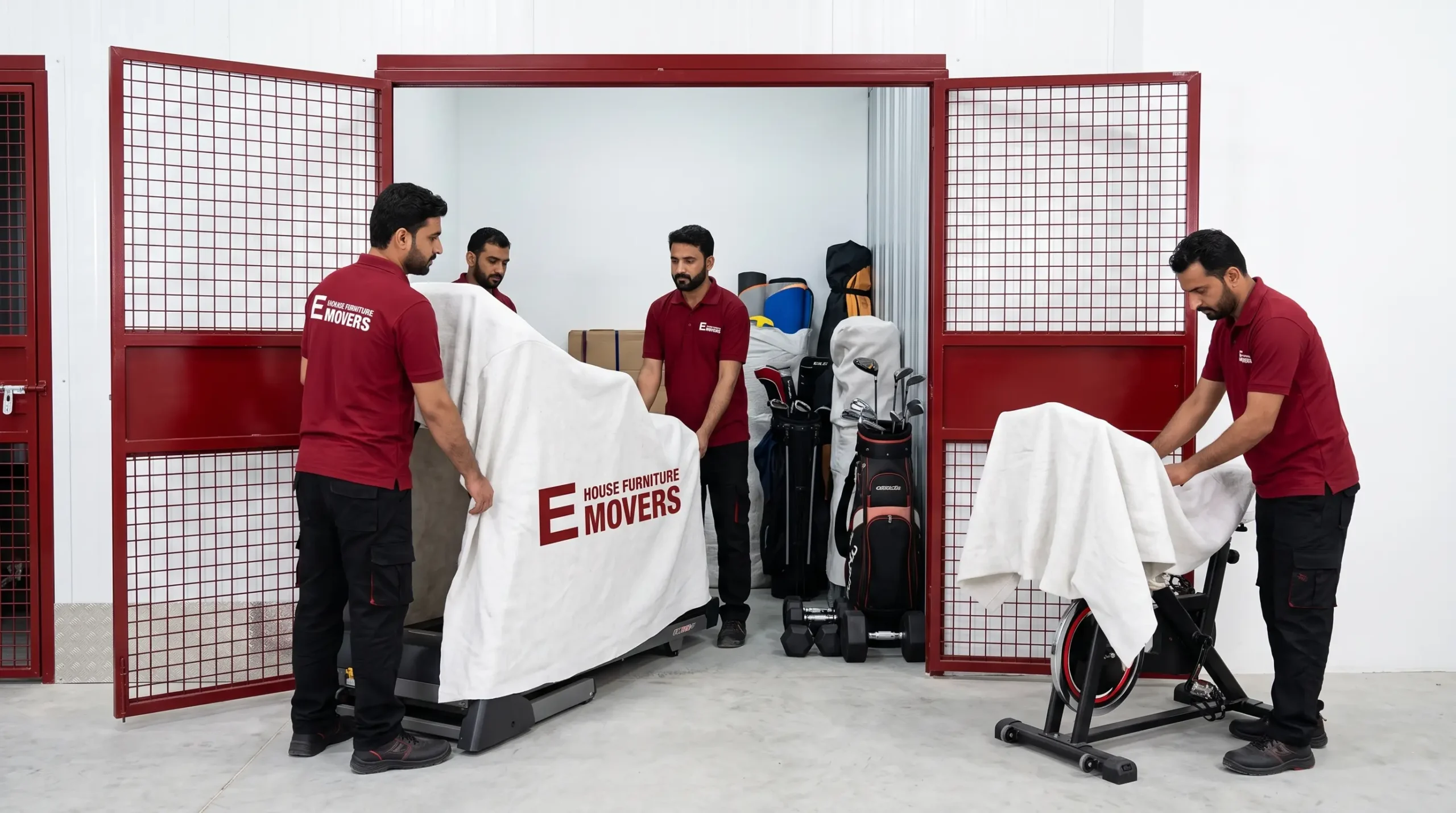 Climate-controlled storage protecting furniture from Dubai heat and humidity