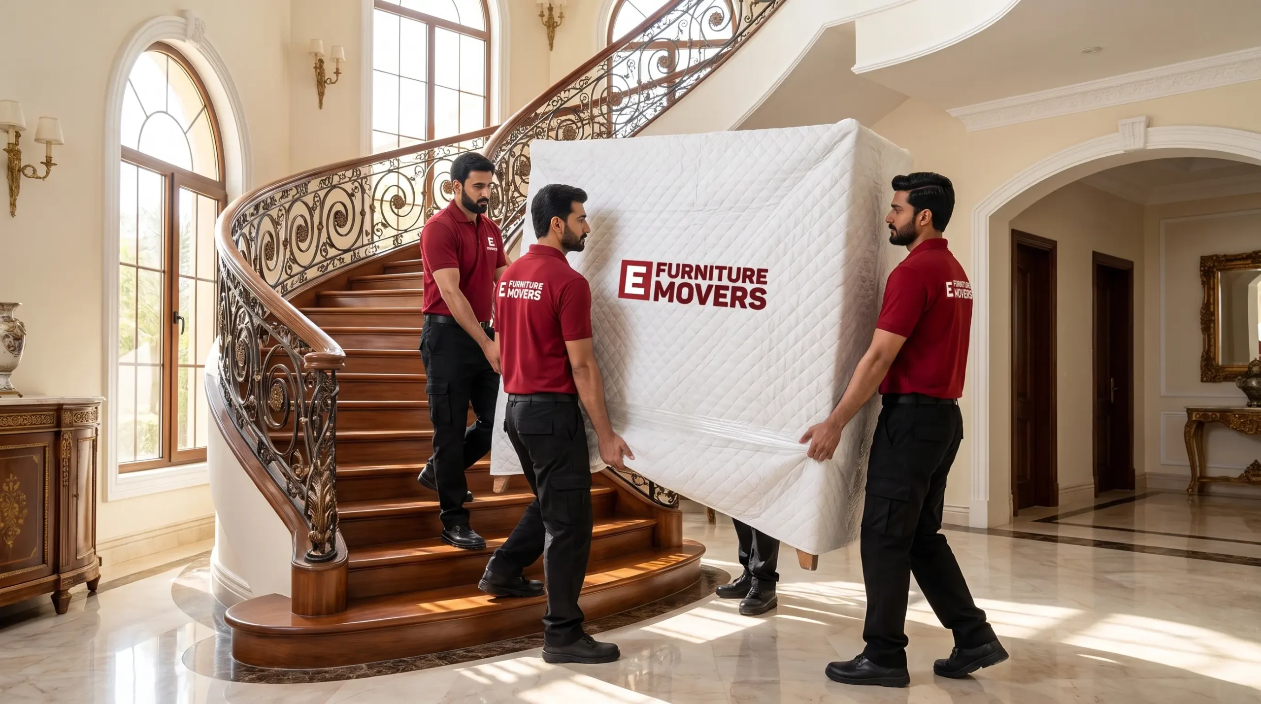 E Furniture Movers serving communities across Dubai